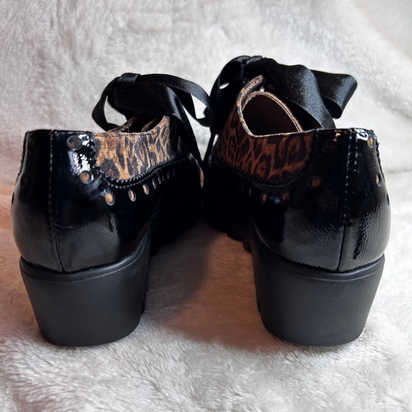 Wonders Ribbon Lace Derby Wedge Shoes - size 36 - Picture 3 of 9
